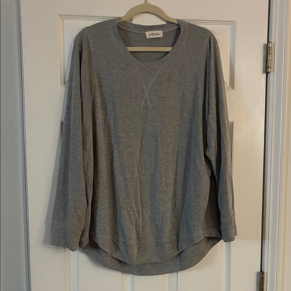 Heather Gray Relaxed Fit Top
